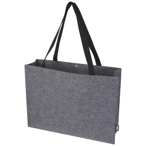 Sac shopping à personnaliser feutre recyclé GRS 20L Felta Gris moyen